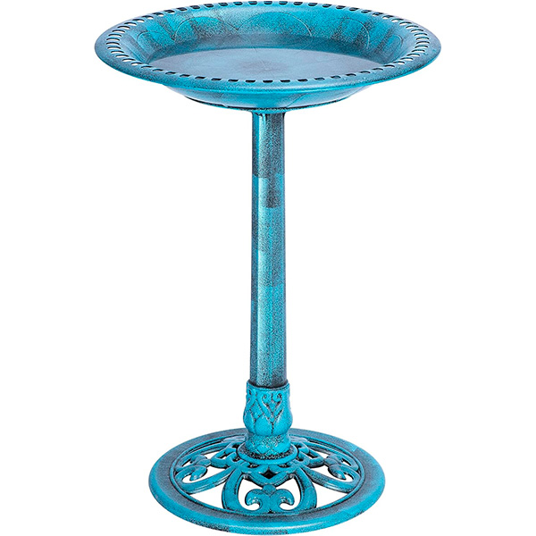 Fuente de agua para pájaros tipo exterior